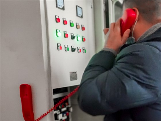 檢測消防水泵控制柜現(xiàn)場